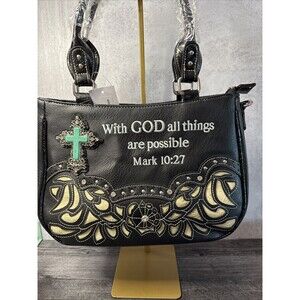 Women’s Handbag Crossbody Embroidered Concealed Carry